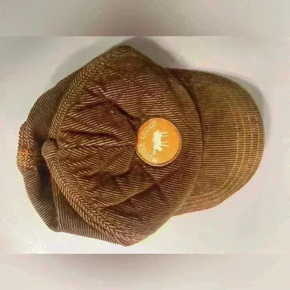 Vintage 100% cotton stretch corduroy toddler ball cap lined embroidered boy - Picture 6 of 6